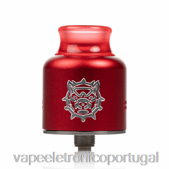 Vape Eletrônico Maldito Vape Mongrel 25mm Bf Rda Vermelho